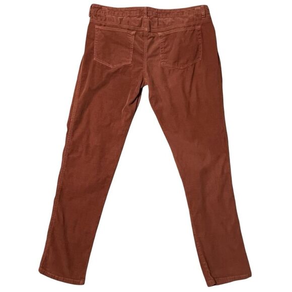 Bella Dahl Anthropologie Corduroy Pants Sz 31 Burnt Orange Fall Academia Casual - Picture 4 of 11